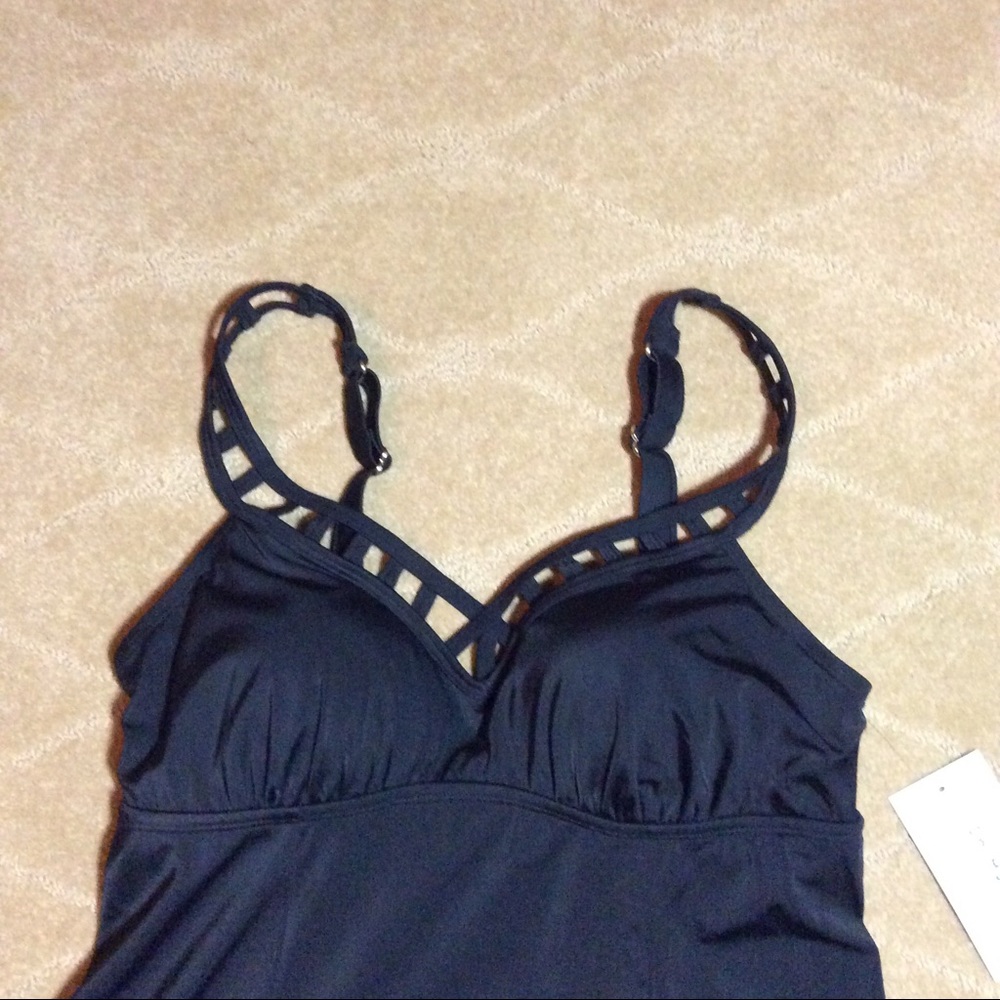 Swimsuits For All NWT Lattice V-Neck Swimdress, 10 - Picture 3 of 9